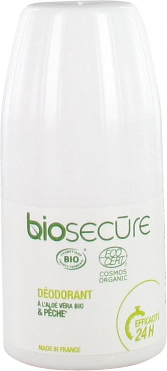 Biosecure Aloë Vera Perzik Biologische Deodorant 50 ml