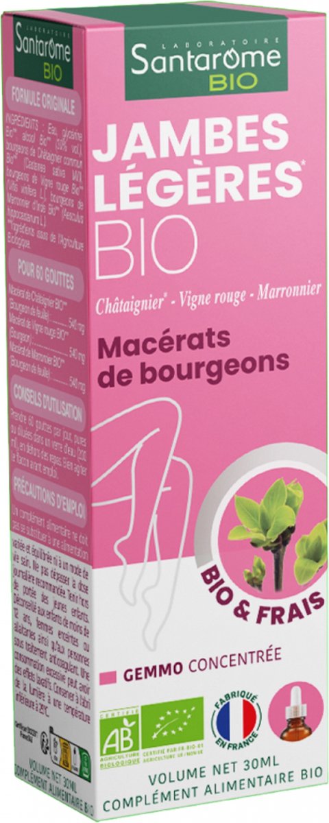 Goedkoopste Santarome Organic Light Legs 30 ml