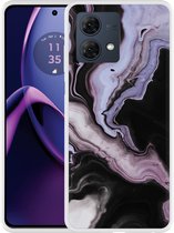 Cazy Hoesje geschikt voor Motorola Moto G84 5G Liquid Marble