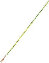 TRU COMPONENTS 1571384 Fil de câblage LiY 1 x 0.50 mm² vert, jaune 10 m