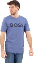 Boss Tiburt 354 10247153 T-shirt Met Korte Mouwen Blauw M Man