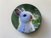 Popsocket - telefoon grip – leuk design - konijn - slimme houvast voor je smartphone - met 3M plak sticker