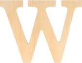 Artemio houten letter W 11.5 cm