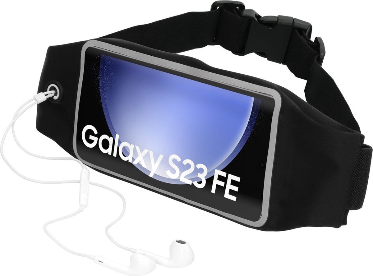 Mobiparts Comfort Fit Sport Belt geschikt voor Samsung Galaxy S23 FE - Zwart