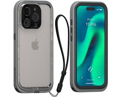 Catalyst Total Protection Case Apple iPhone 15 Pro Titanium - Grijs
