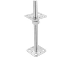 Wovar Verstelbare Paalhouder M20 voor 8 x 8 tot 10 x 10 cm palen | Per Stuk