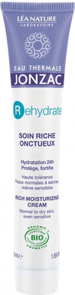 Jonzac Rehydrate Moisturizer, Cosmetik Bio, Each Packed 1 X 50 Ml