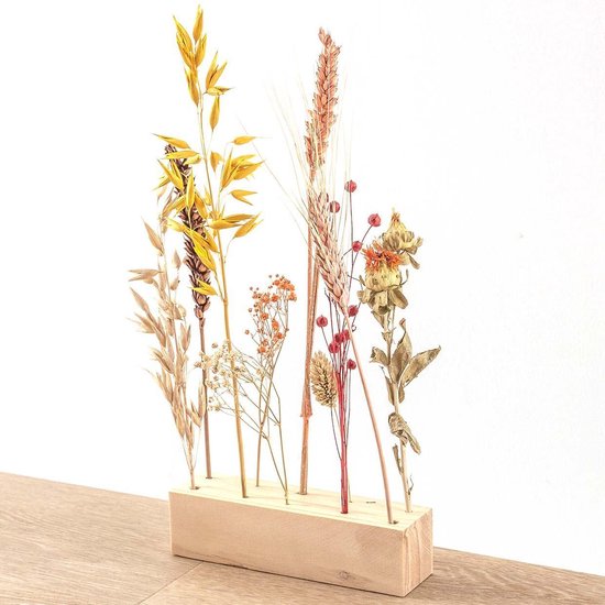 - Wooden Dried Flower Stand - L - 1 Stuk - cm