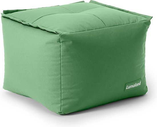 Foto: Lumaland zitzak combineerbaar met modulair systeem 200 l pastelgroen