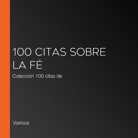100 citas sobre la fé - cover