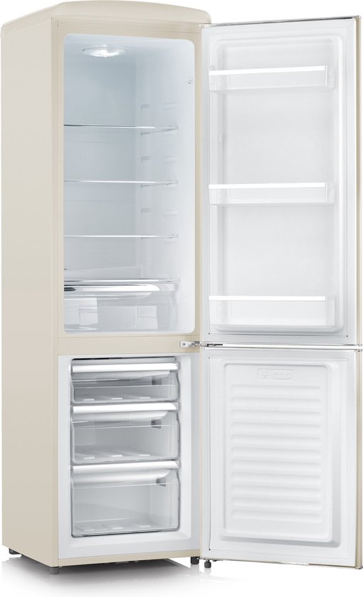 Severin RKG 8919 - Koel-vriescombinatie - 244 Liter - Retro - Creme — afbeelding 3
