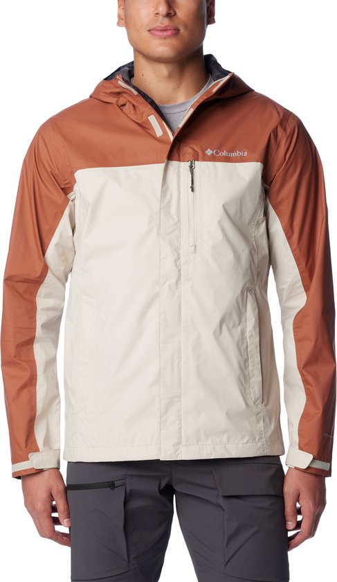 Columbia Pouring Adventure™ II Jacket Raincoat - Veste pour Homme - Veste imperméable - Marron - Taille L