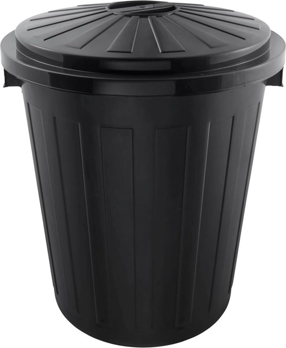 Goedkoopste Keeeper Universal vuilnisemmer met luchtdicht deksel, robuuste kunststof (PP), Super-Maxi, 50 l, mat, grafiet