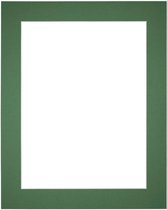 Passe-Partout Fotomaat 40x50 cm - Lijstmaat 50x60 cm - Groen Bos - Museumkarton - Fotolijst niet inbegrepen