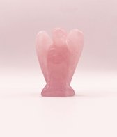 Engel Quartz Rose - Cristal - Pierre Précieuse - Ange Gardien - Angel - Rosequartz - Cadeau - Cadeau - Cadeau - Amour - Confort - Amitié