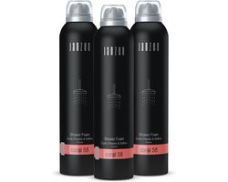 JANZEN Shower Foam Coral 58 3-pack