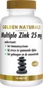 Golden Naturals Multiple Zink 25mg (90 veganistische tabletten)
