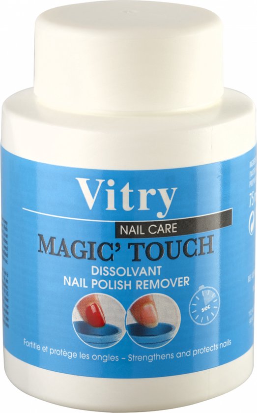 Vitry Nagellak remover magic touch zonder aceton 75ml