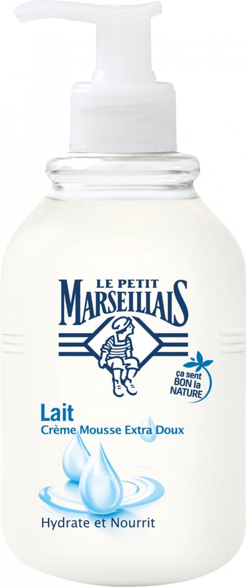 Le Petit Marseillais - Handzeep - Melkmousse - Extra mild - 300ml - 1 stuk