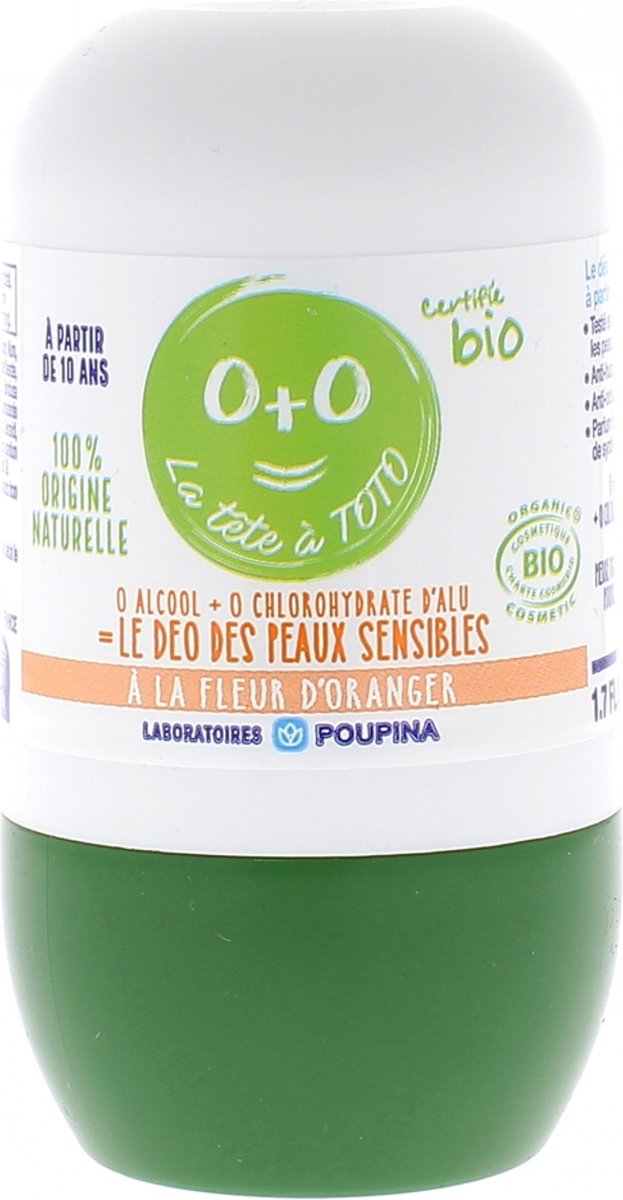 Poupina Sinaasappelbloesem Biologische Deodorant Voor de Gevoelige Huid 50 ml
