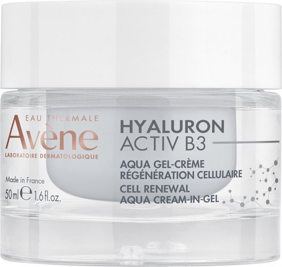 Avene Hyaluron Activ B3 aqua gel-crème. 50 ml. Made in France.