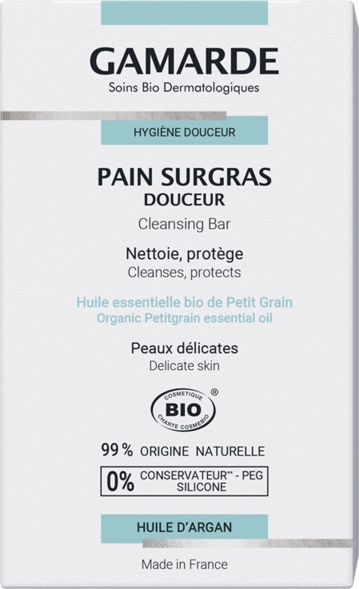 Gamarde Hygiène Douceur Pain Surgras Douceur Bio 100 g