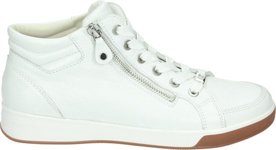 Ara 1244499 - VeterlaarzenHoge sneakersDames sneakersDames veterschoenenHalf-hoge schoenen - Kleur: Wit/beige - Maat: 40.5