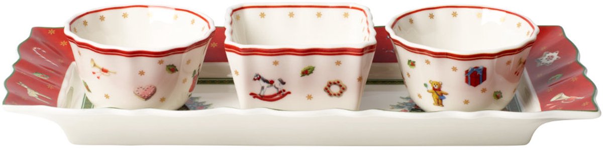 Villeroy & Boch Toy's Delight Dipset - 4-delig - 26 x 12 x 5 cm