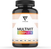 Multivitamine Man & Vrouw - 90 Dagen verpakking - Vitamine B1, B2, B3, B5, B12, A, C, D, K en E - Mineralen - Fitrium