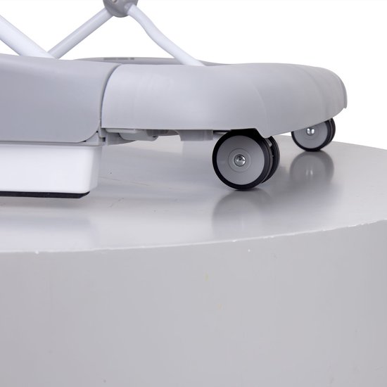 Topmark Jean - loopstoel - Inklapbare Babywalker - Schommelfunctie - Duwfuntie - incl. speelblad - Grijs van Topmark — afbeelding 3