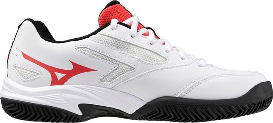 Mizuno Tennisschoen Padelschoen Exceed Star CC Junior Wit Rood