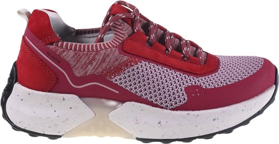 Gabor rollingsoft sensitive 26.996.48 - dames rollende wandelsneaker - rood - maat 37 (EU) 4 (UK)