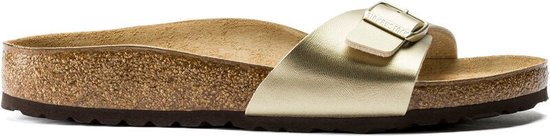 Birkenstock Madrid BS - sandale pour femme - or - taille 41 (EU) 7.5 (UK)