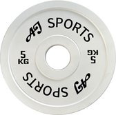 AJ-Sports Halterschijf 5 kg - halterschijven 50 mm - Gewichten set - Halters - Halterset - Halterstang - Halterbank - Fitness - Krachttraining