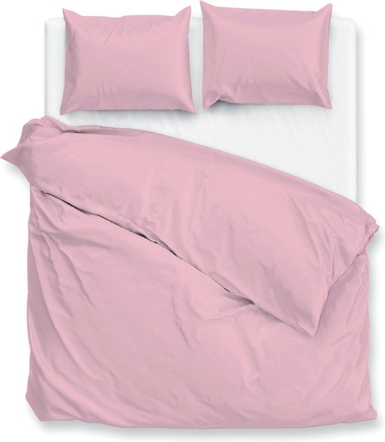 Housse de couette - Là ! Home - Percalle Lilas Pink - Lits jumeaux (240 x 200/220 cm)