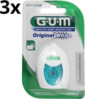 3x GUM Original White Floss - Voordeelverpakking