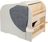 Small Foot - Houten Speelgoedbox Olifant op Wielen met Zitplek