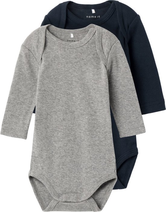 NAME IT NBNBODY 2P LS DARK SAPPHIRE NOOS Body Unisexe (Fashion) - Taille 50