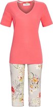 Roze en zilveren Ringella pyjama - Grijs - Maat - 38