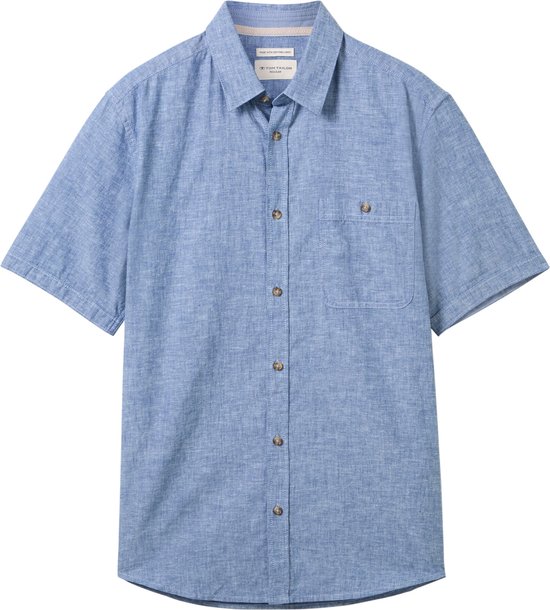 TOM TAILOR cotton linen shirt Heren Overhemd - Maat XXL
