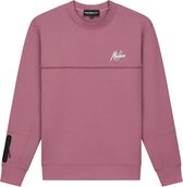 Malelions sport counter sweater in de kleur roze.