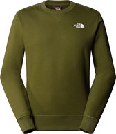 The north face simple dome sweater in de kleur groen.