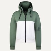 BY VP - Padel Zip Jacket - Groen/Wit - Dames - Maat M