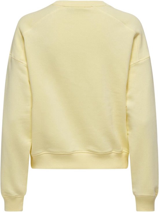 Only Onldiana L/s Sporty O-Neck Pastel Yellow Print Club GEEL S