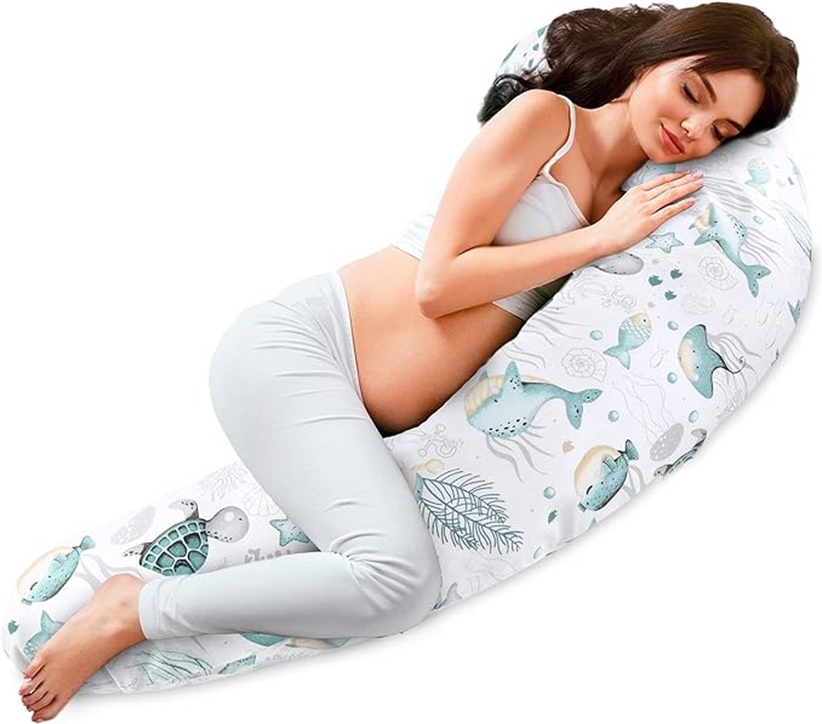 Goedkoopste Borstvoedingskussen,zijslaapkussen, Katoen - zwangerschapskussen, ondersteuningskussen