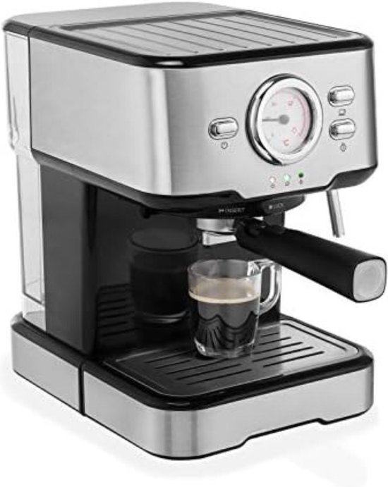 Koffiezetapparaat - Theevoorzieningen - Coffee Apparaat - Roestvrij Staal / Zwart