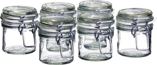 925337 Gothika, kleine inmaakpotten, made in Germany, set van 6 à 90 ml
