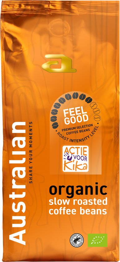 Foto: Australian coffee beans feel good 4 x 500 gram utz organic nl bio 01