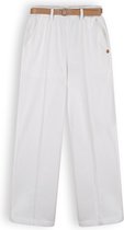 Nono Sayla Girls Pants Pinstripe White Meisjes - Chino - Pantalon - Ecru - Maat 116