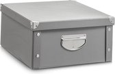 Zeller - Storage Box, cardboard, grey